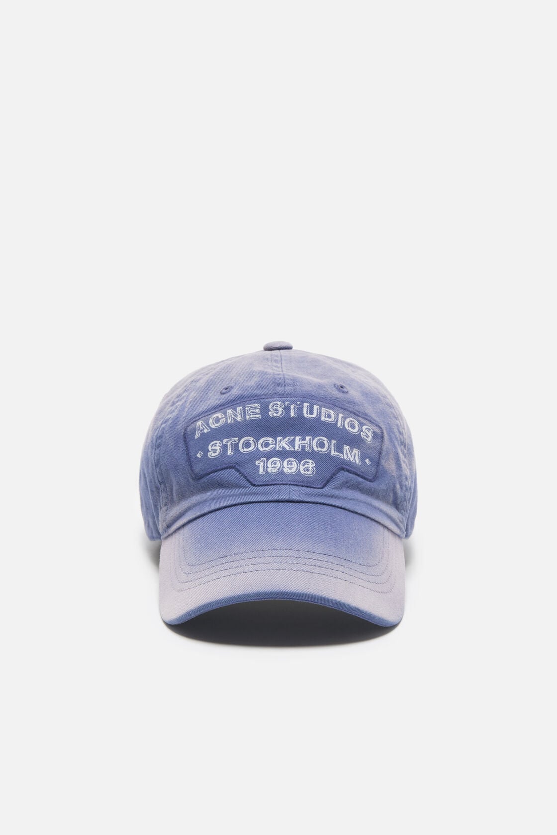 Acne Studios Screenprint baseball cap - Navy