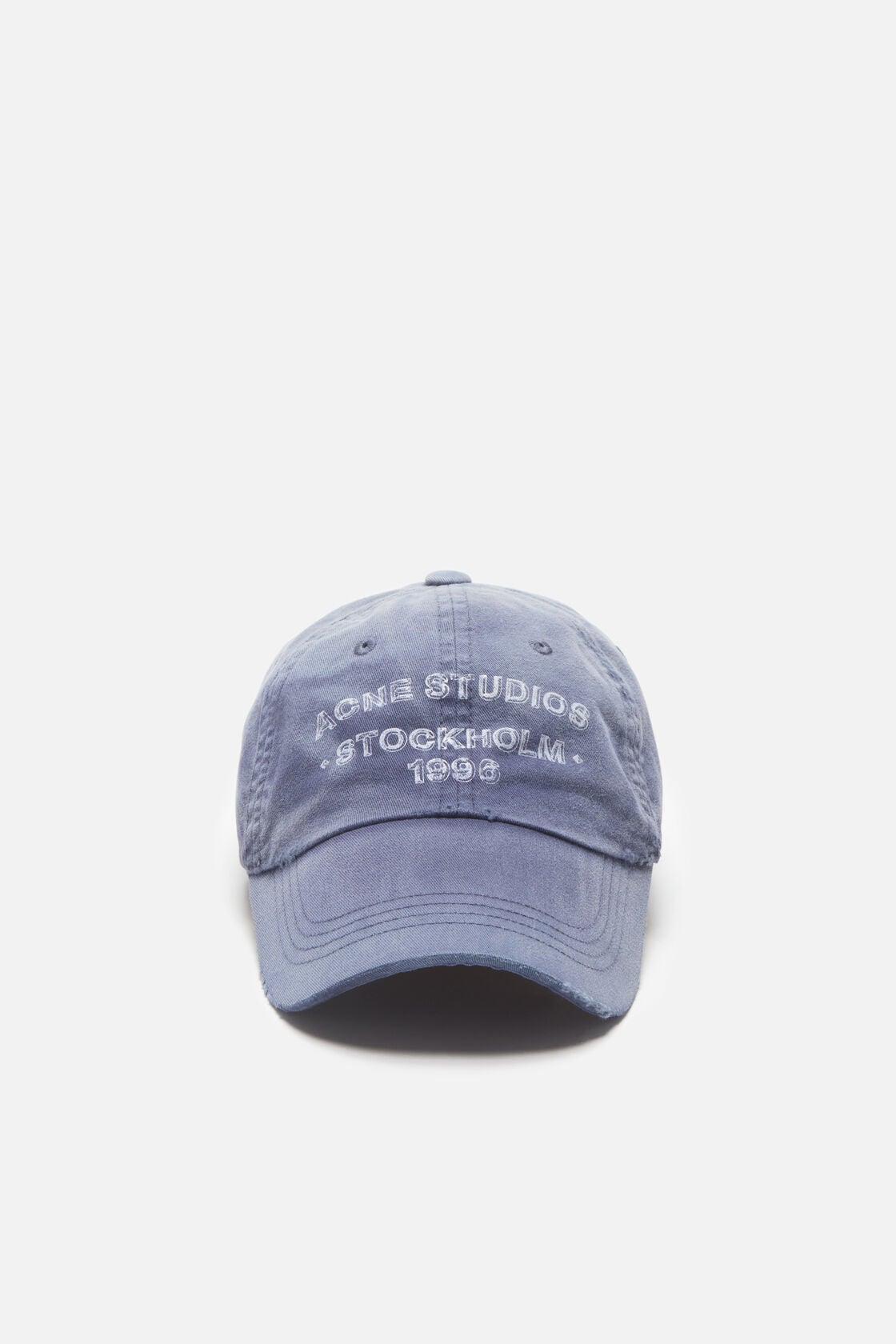 Acne Studios Sprayed logo cap - Navy