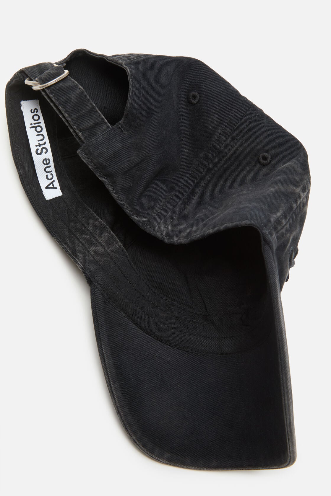 Acne Studios Embroidered logo cap - Black