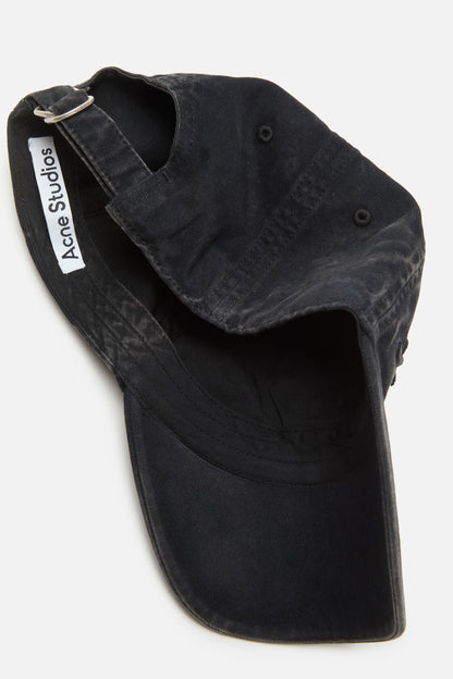 Acne Studios Embroidered logo cap - Black