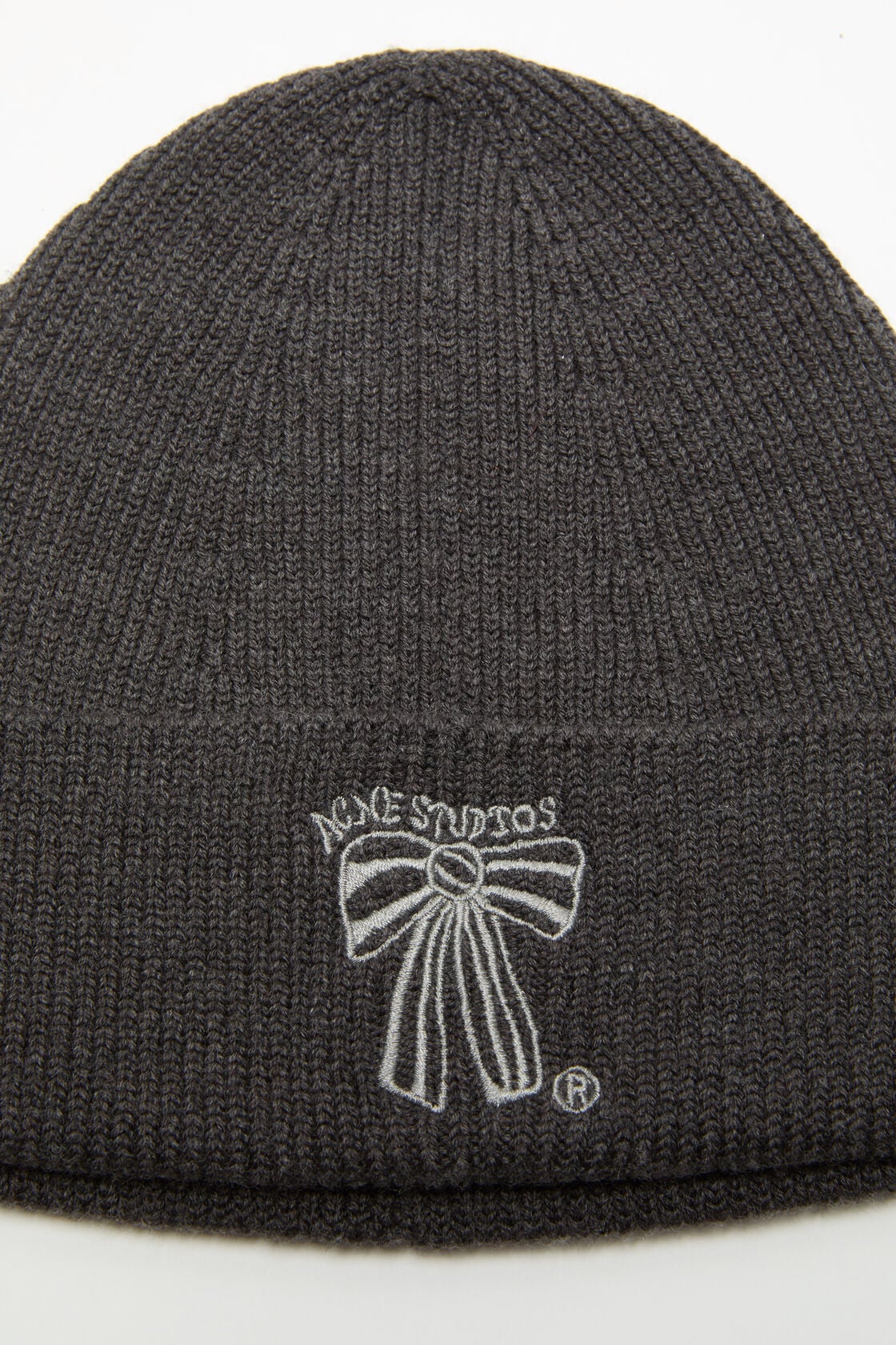 Acne Studios Merino wool beanie - Anthracite grey