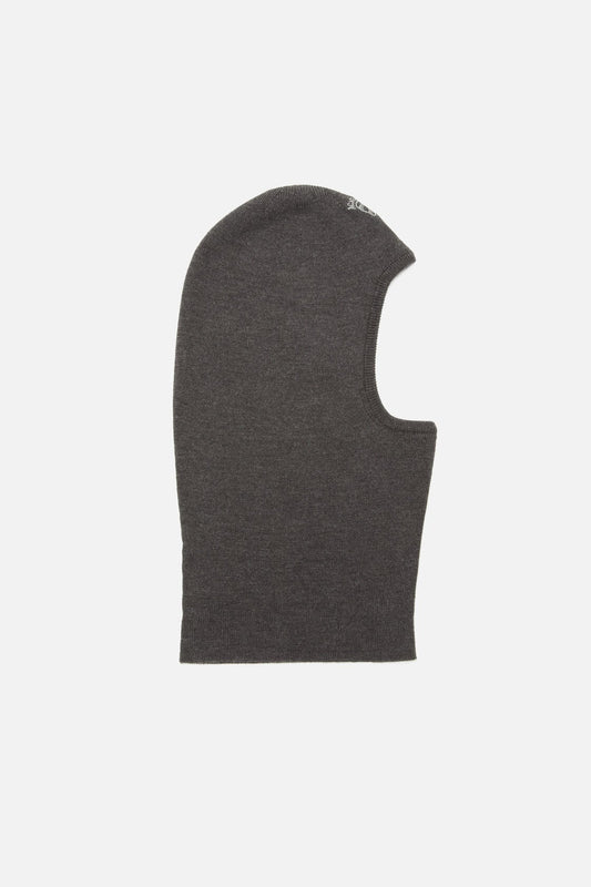 Acne Studios Wool logo balaclava - Anthracite grey