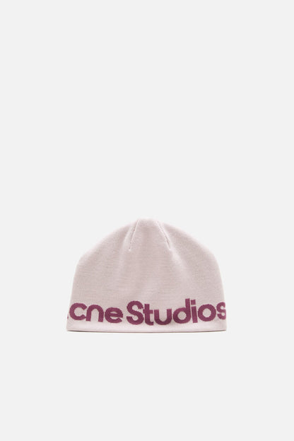 Acne Studios Wool knit beanie - Pink/purple