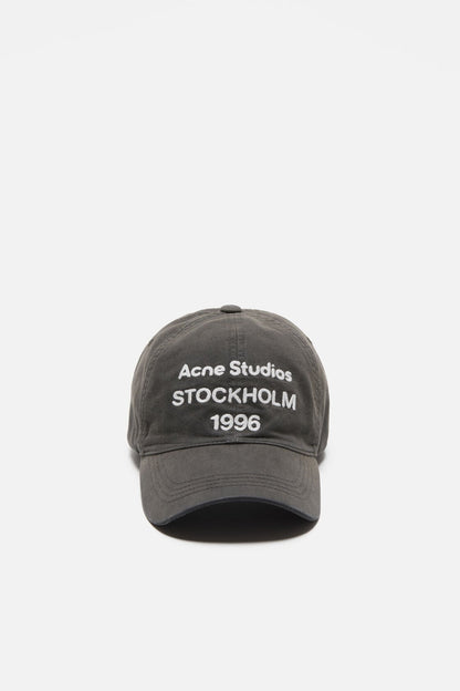 Acne Studios Logo cap - Faded black
