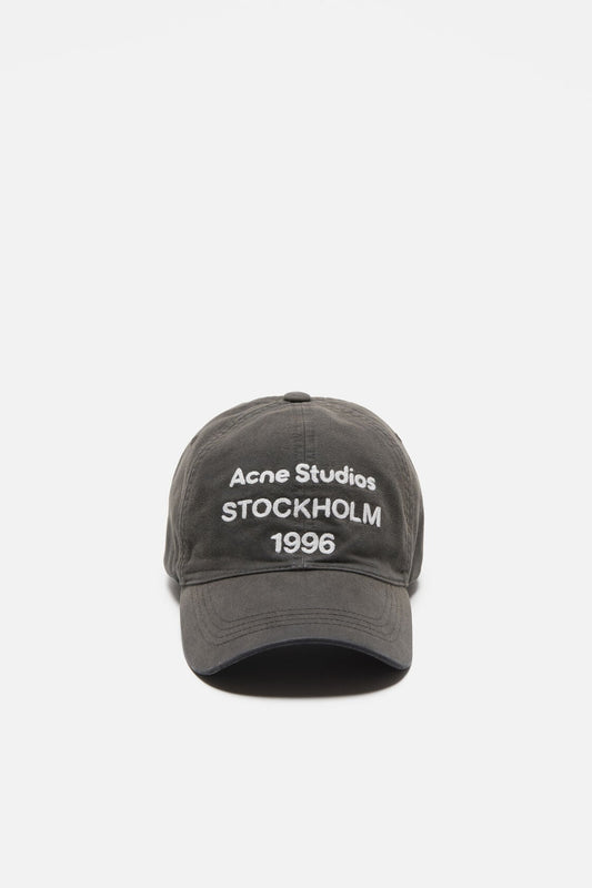 Acne Studios Logo cap - Faded black