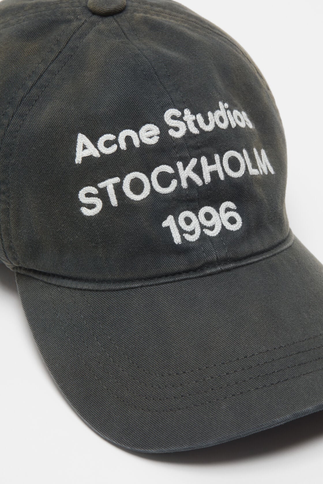 Acne Studios Logo cap - Faded black