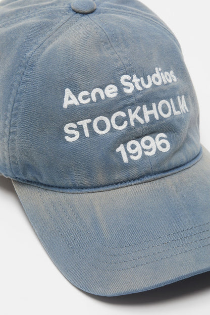 Acne Studios Logo cap - Deep blue