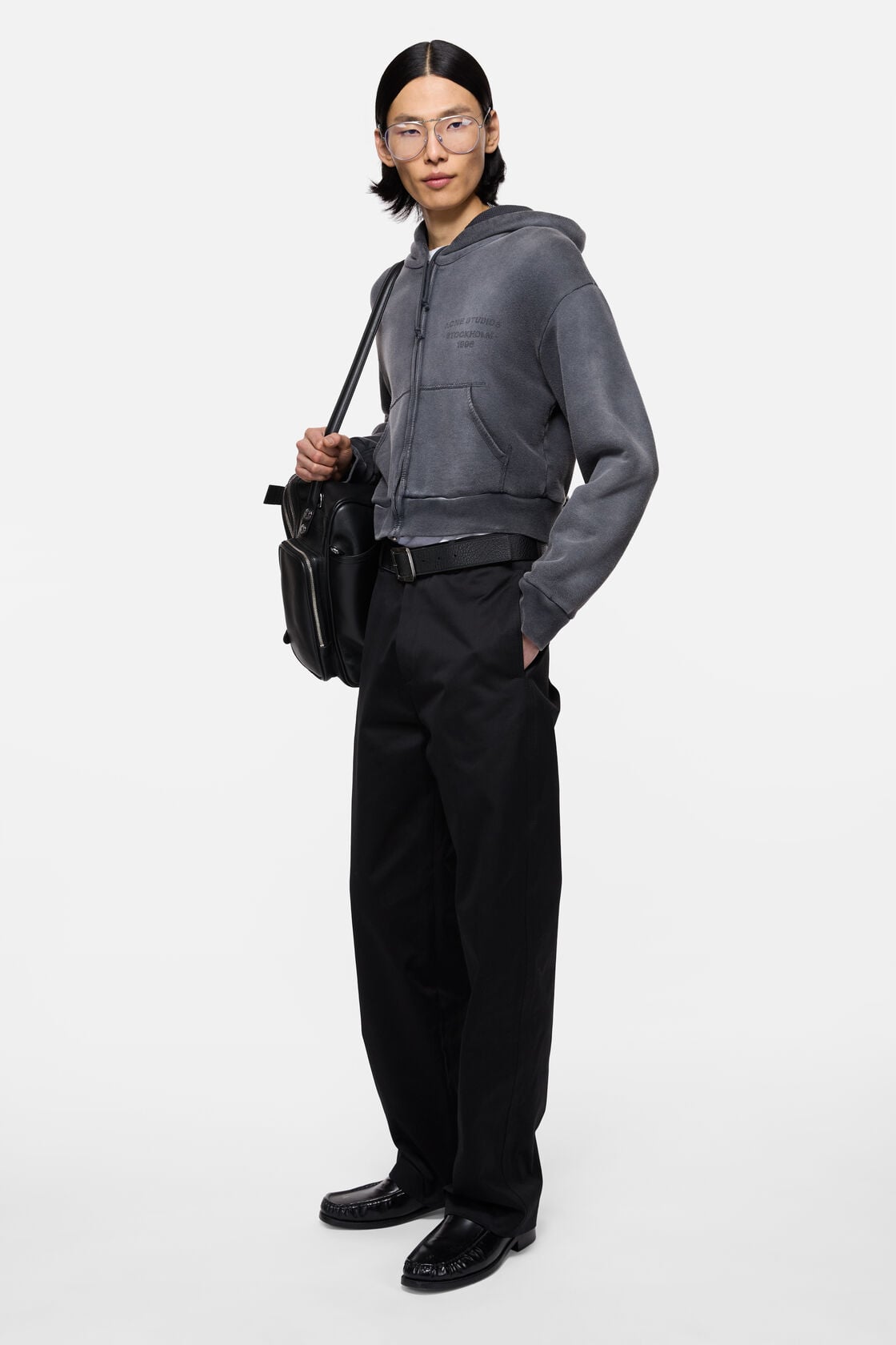 Acne Studios Leather loafers - Black