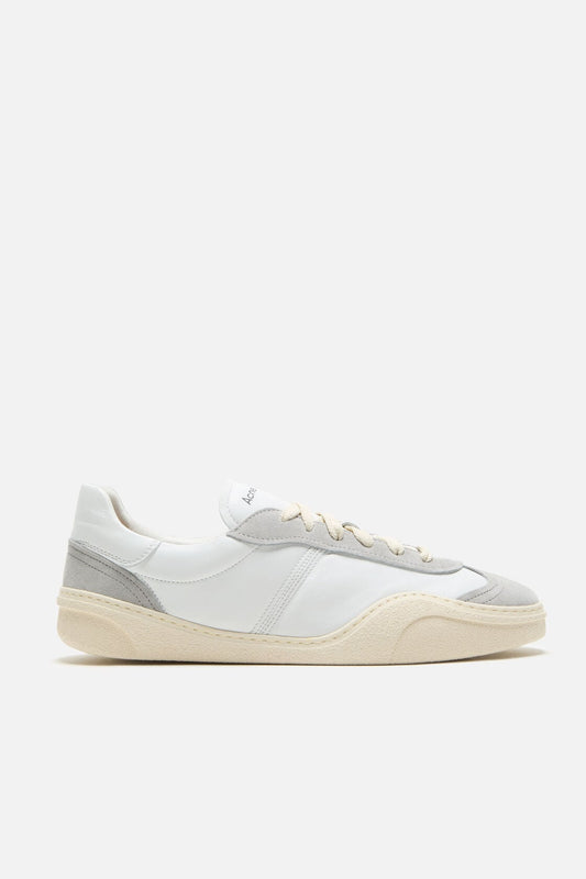 Acne Studios Leather sneakers - White/white