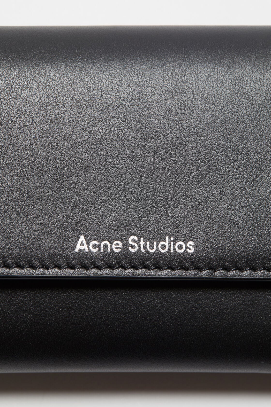 Acne Studios Trifold leather wallet - Black