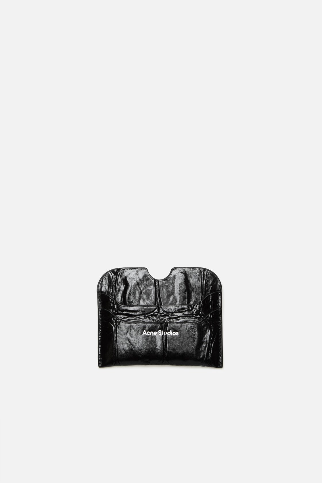 Acne Studios Leather card holder - Black