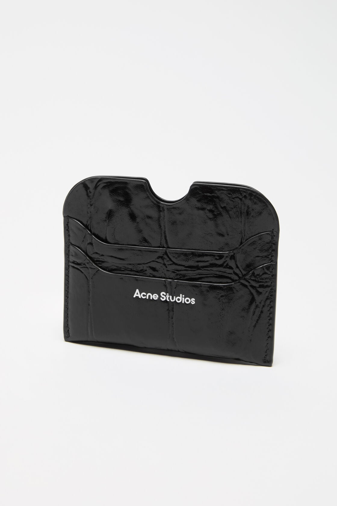 Acne Studios Leather card holder - Black