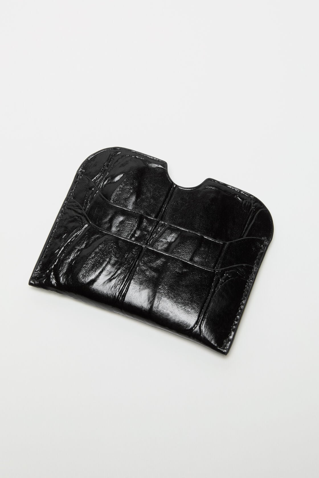 Acne Studios Leather card holder - Black