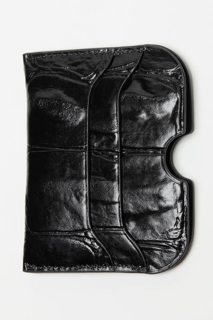 Acne Studios Leather card holder - Black