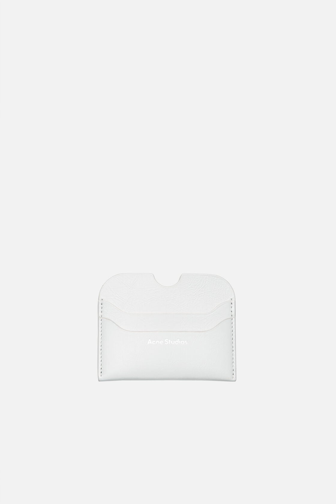 Acne Studios Leather card holder - Cream white