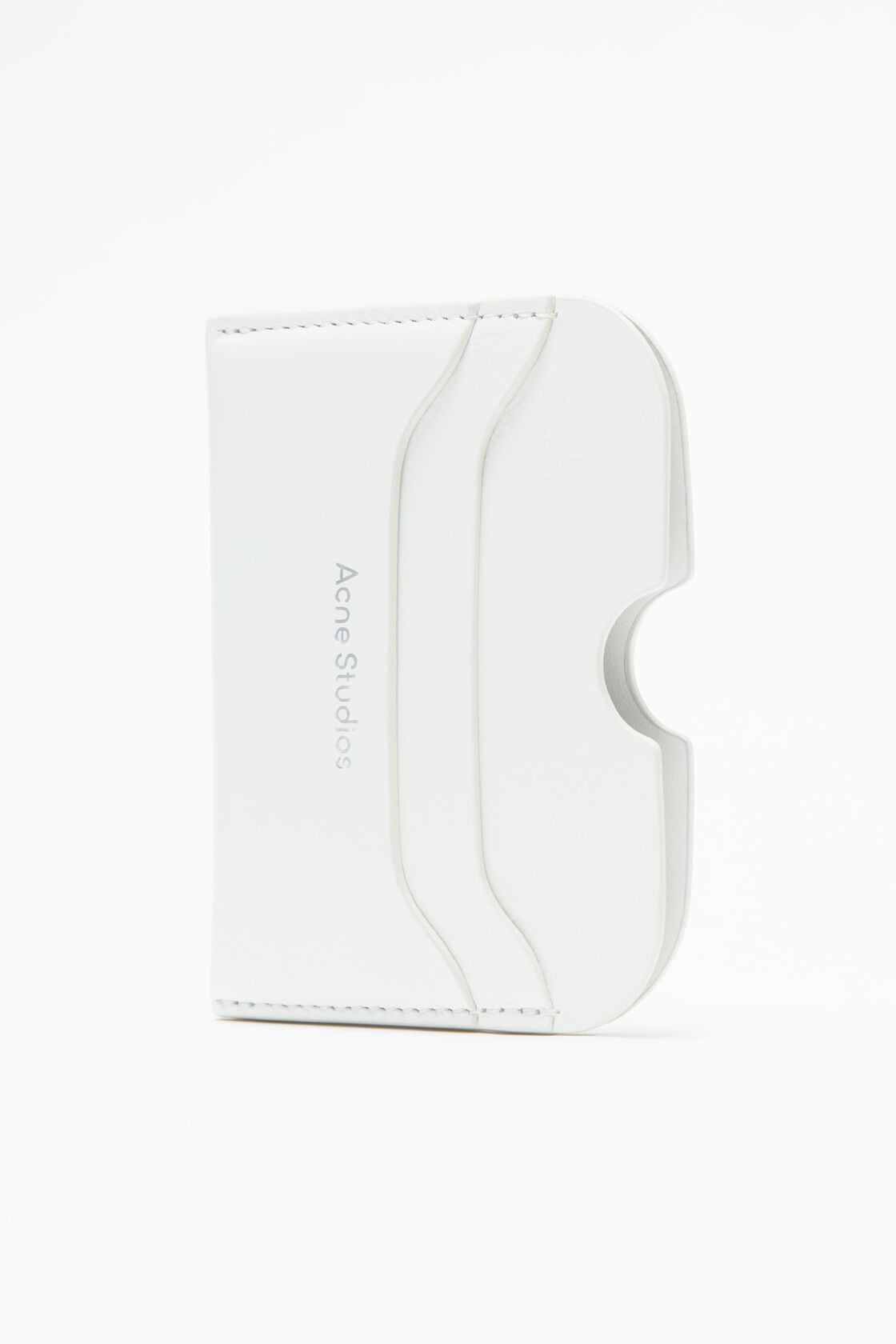 Acne Studios Leather card holder - Cream white