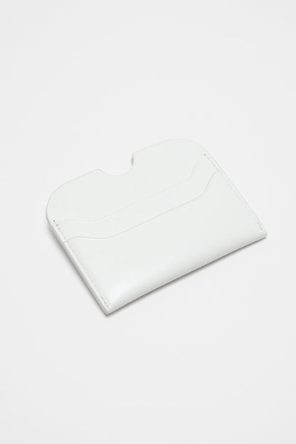 Acne Studios Leather card holder - Cream white