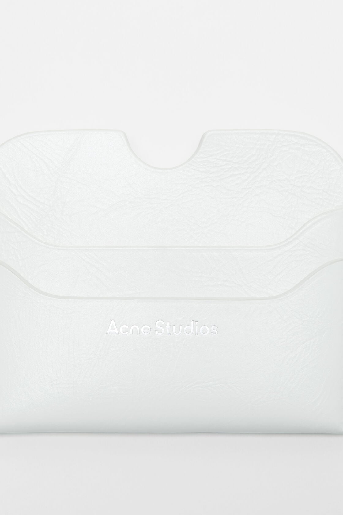 Acne Studios Leather card holder - Cream white