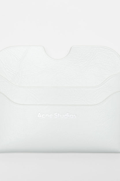 Acne Studios Leather card holder - Cream white