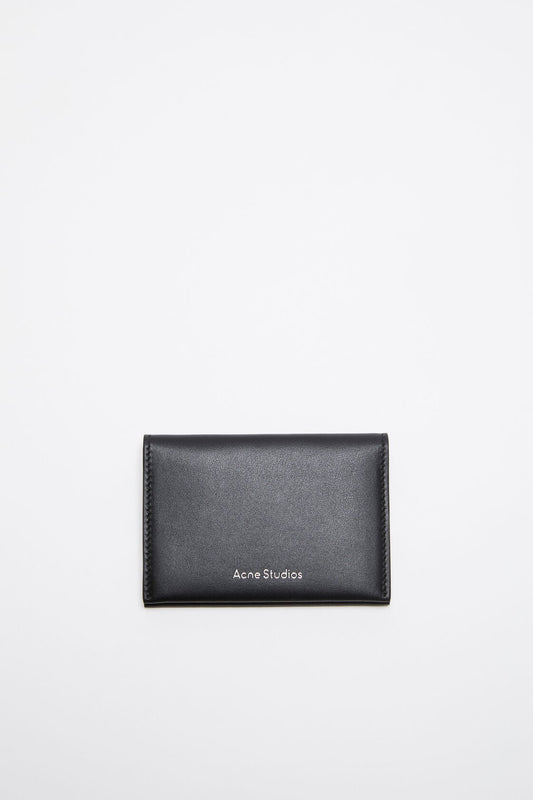 Acne Studios Folded leather wallet - Black