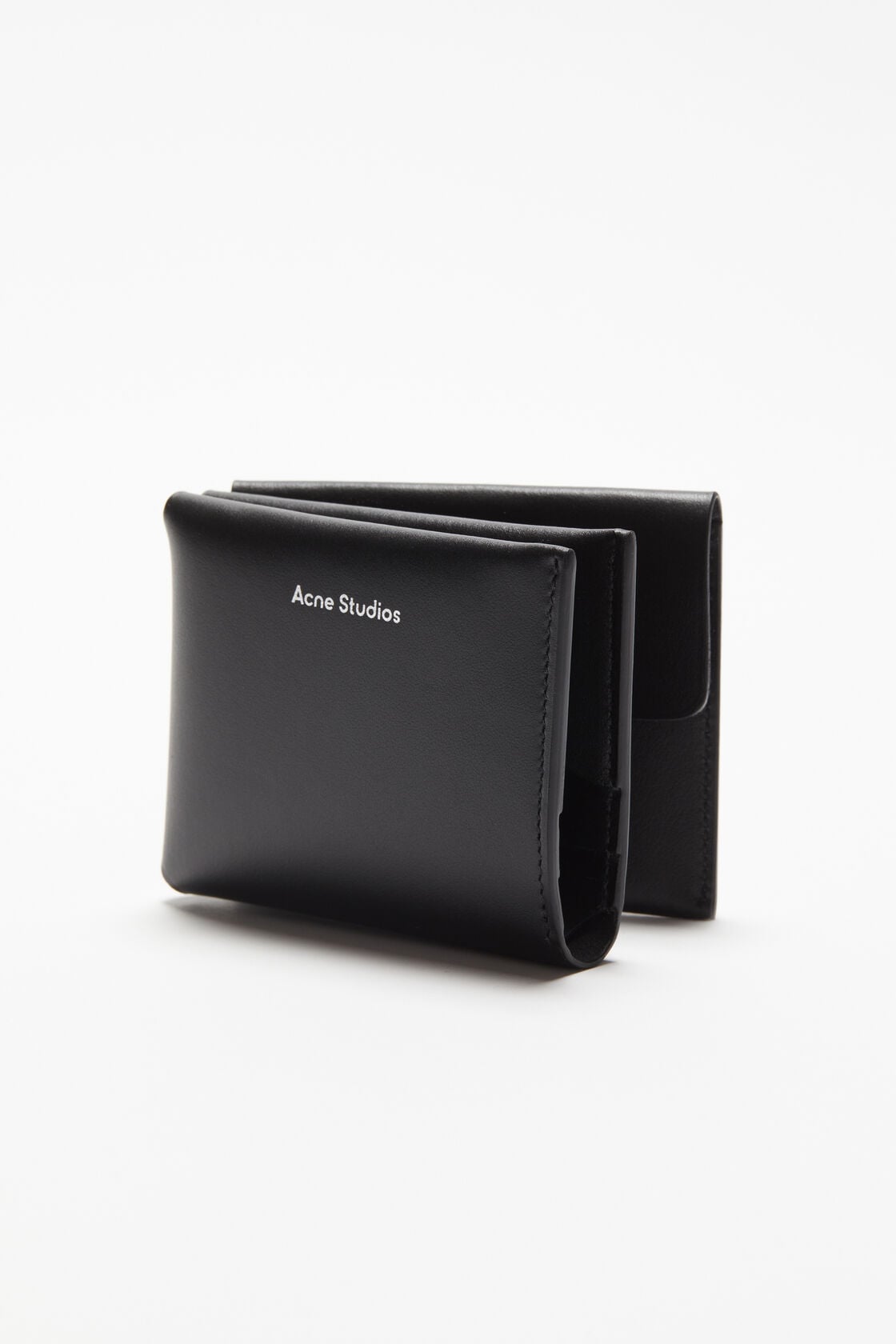 Acne Studios Leather trifold wallet - Black