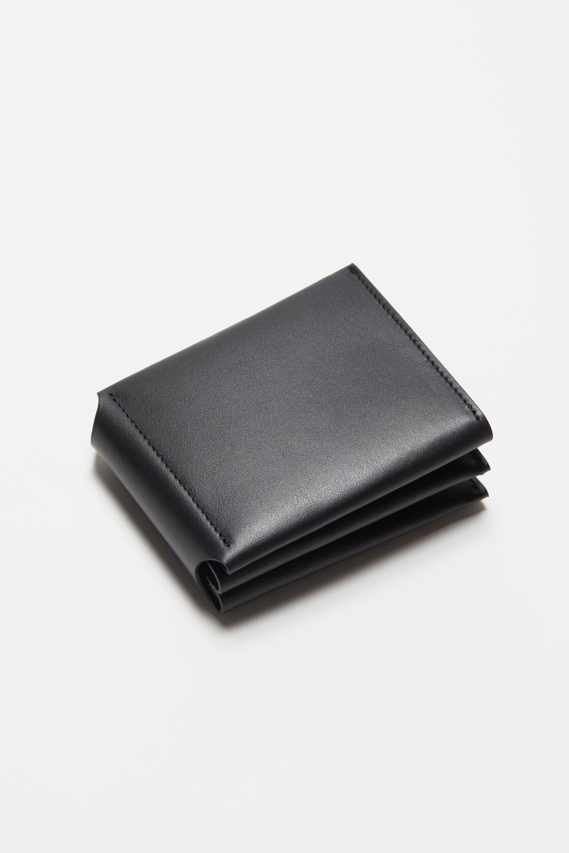 Acne Studios Leather trifold wallet - Black